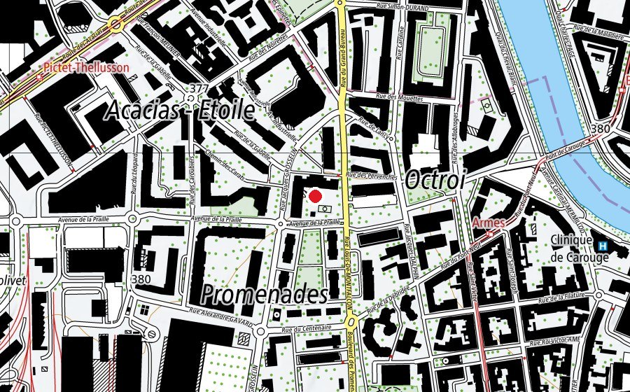 Carte indiquant l’emplacement de École Pervenches (École)