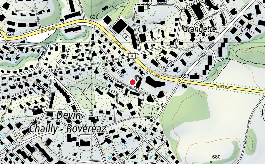 Carte indiquant l’emplacement de École pour Enfants Atteints d'Autisme / Pavillons (École)
