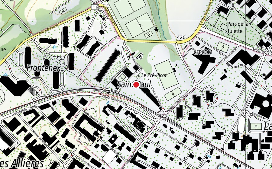 Mappa con la posizione di Ecole Pré-Picot (Scuola)