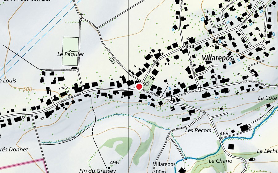 Carte indiquant l’emplacement de École primaire (École)
