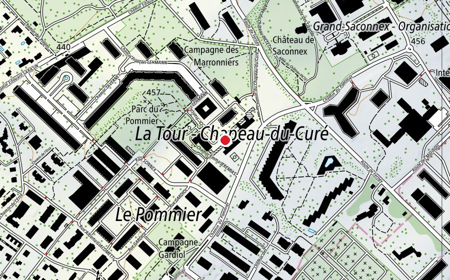 Carte indiquant l’emplacement de École primaire de la Tour (École)