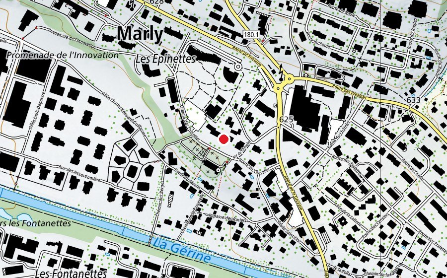 Mappa con la posizione di École primaire de Marly Cité (Scuola)