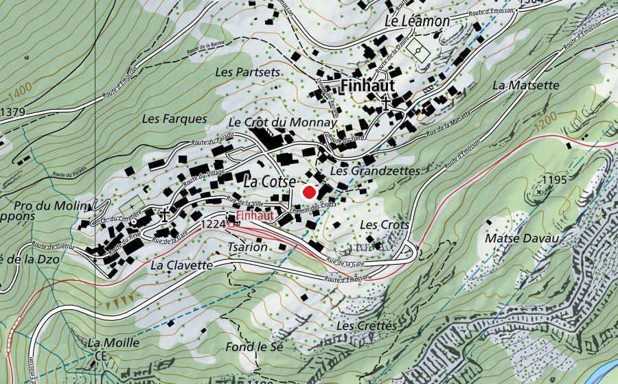 Carte indiquant l’emplacement de École primaire (École)