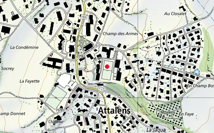 Mappa con la posizione di École primaire Le Petit Prince (Scuola)