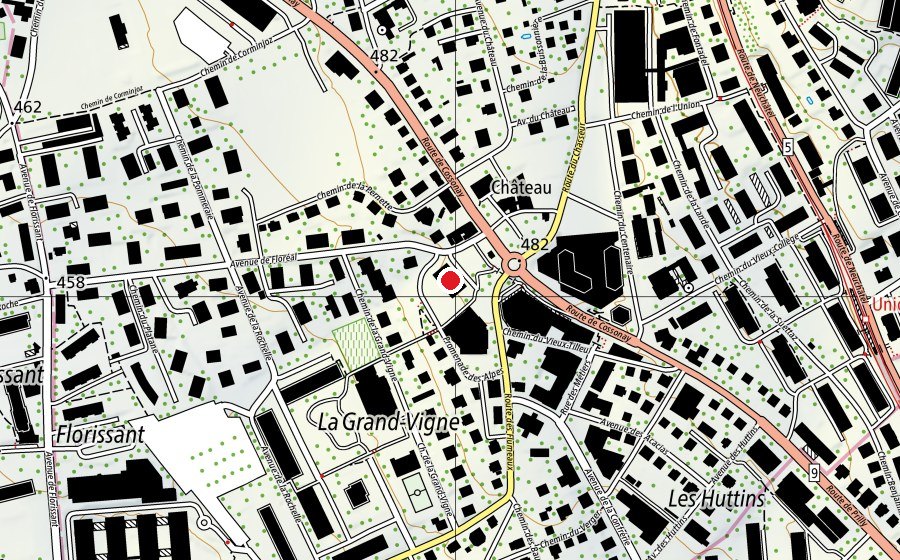 Carte indiquant l’emplacement de École primaire (École)