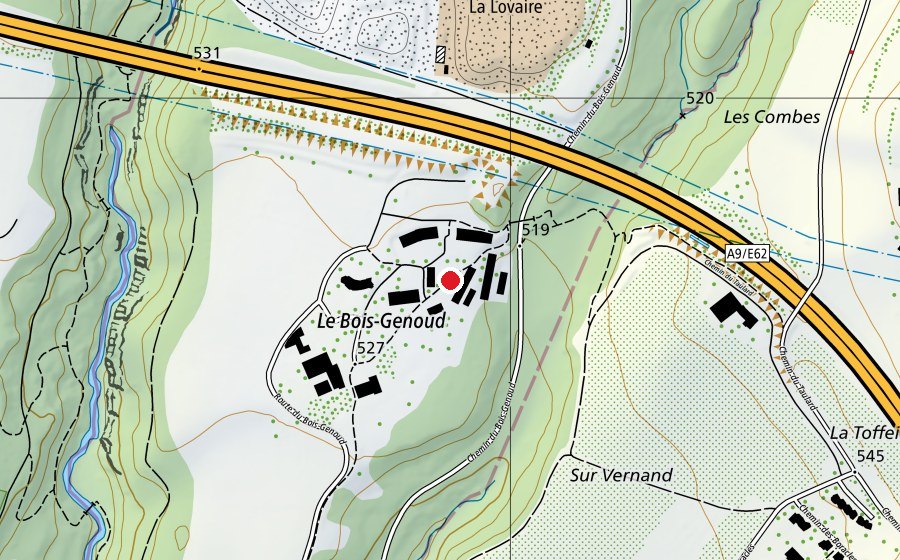 Carte indiquant l’emplacement de École Rudolf Steiner (École)