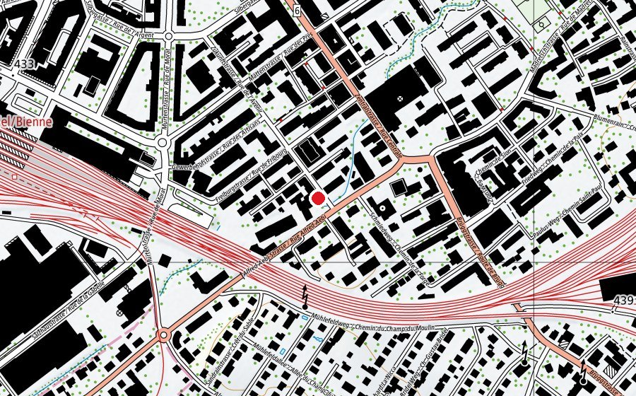 Carte indiquant l’emplacement de Eduparc (École)