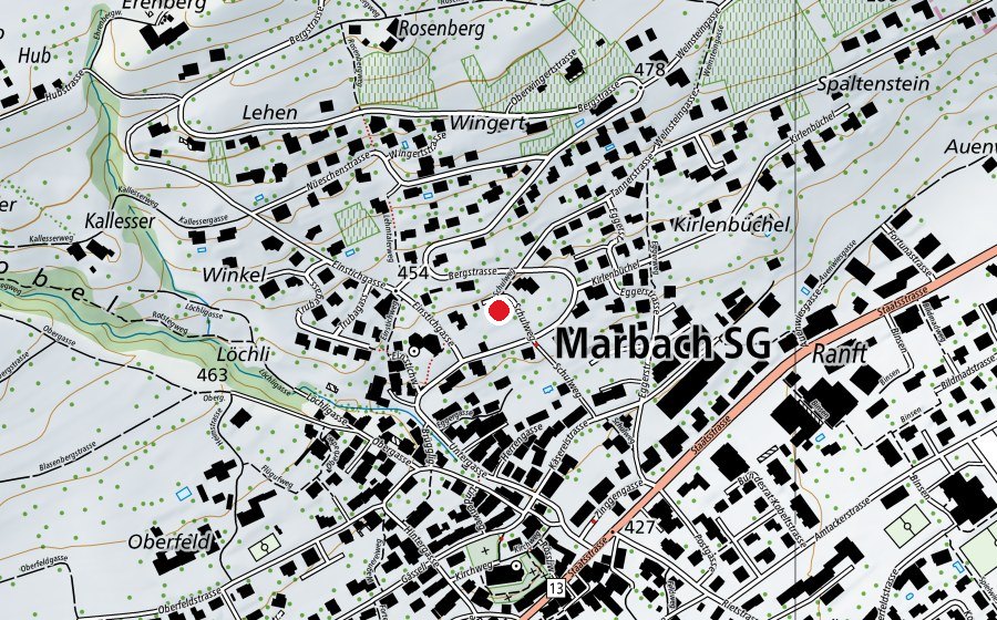 Carte indiquant l’emplacement de Egger (École)
