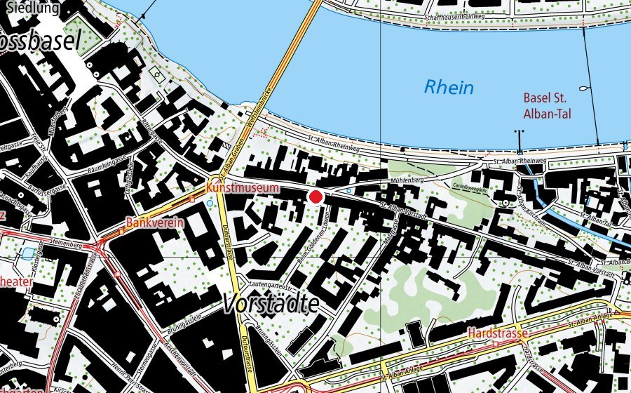 Mappa con la posizione di ELA Basel - The Swiss British School of Basel (Scuola)