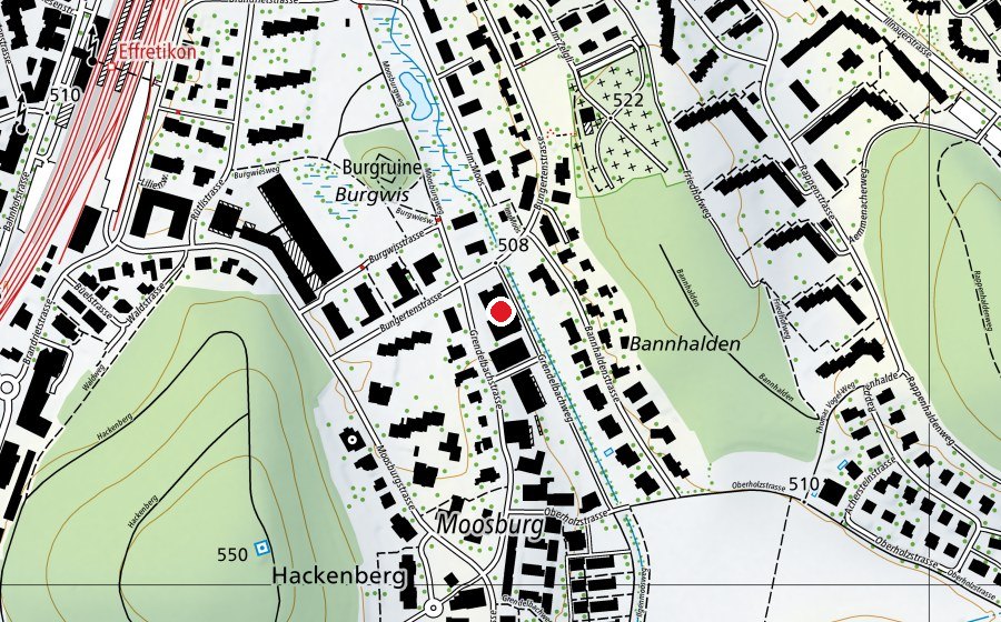Karte mit dem Standort von Elektro-Bildungs-Zentrum (Schule)