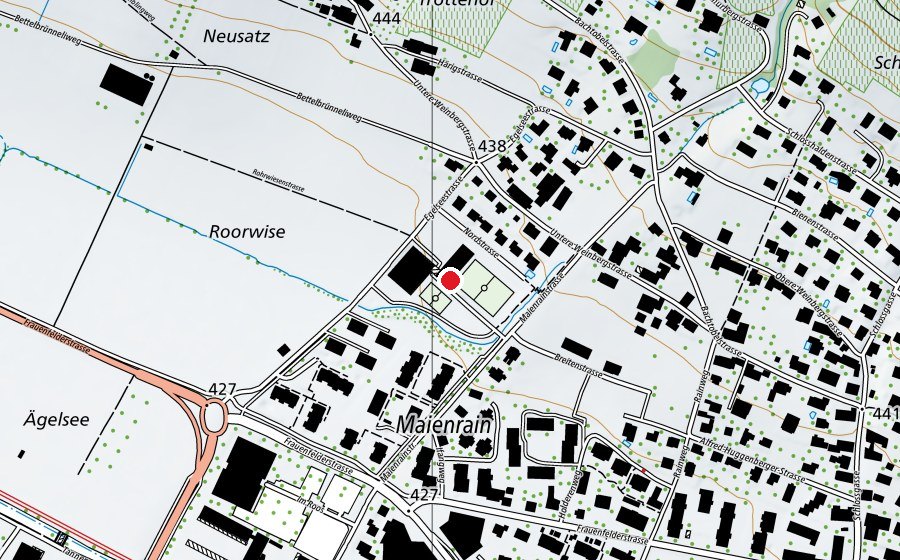 Map showing the location of Elisabetha Hess (School)
