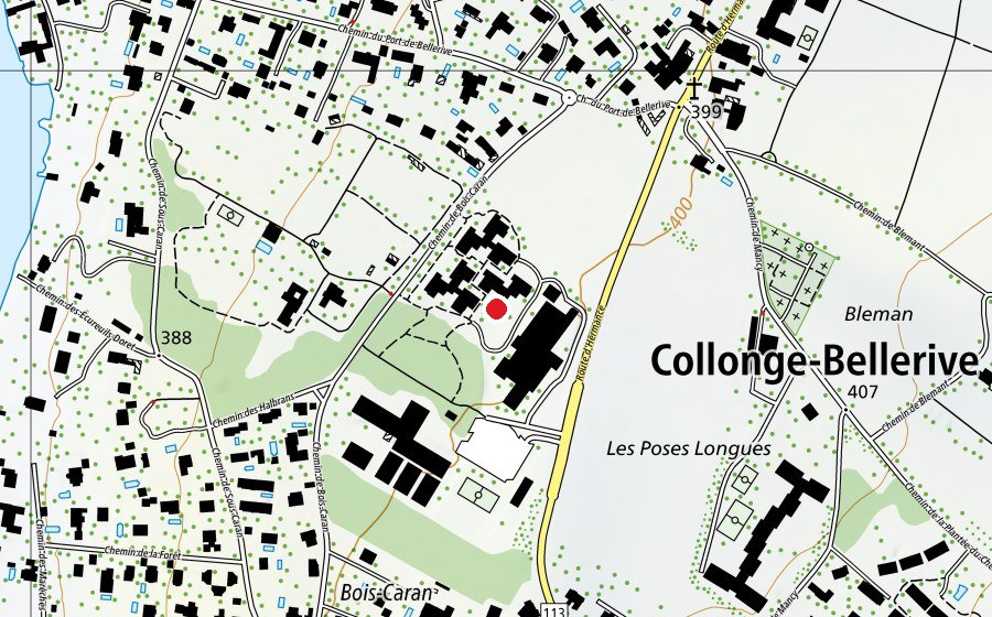 Carte indiquant l’emplacement de EPI - Institut La Combe (École)