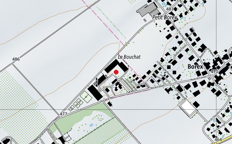 Map showing the location of Etablissement scolaire Elisabeth de Portes (School)