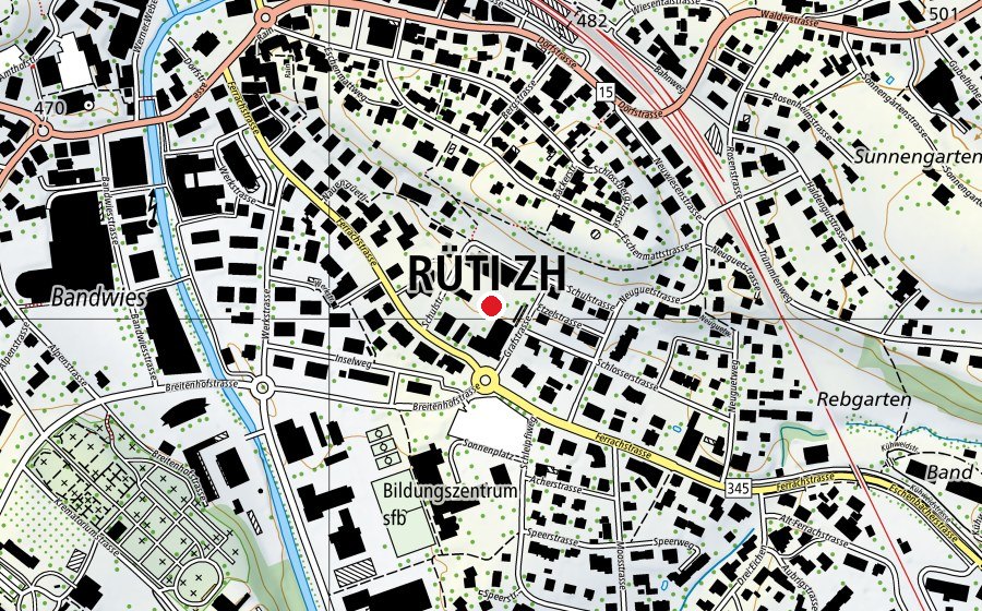Map showing the location of Ferrach (School)