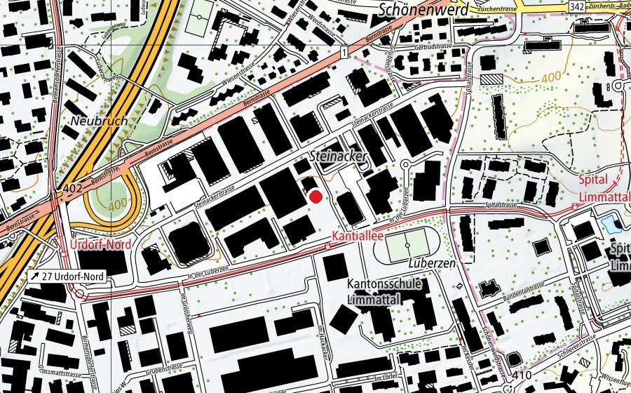 Map showing the location of Foyer KSL (School)
