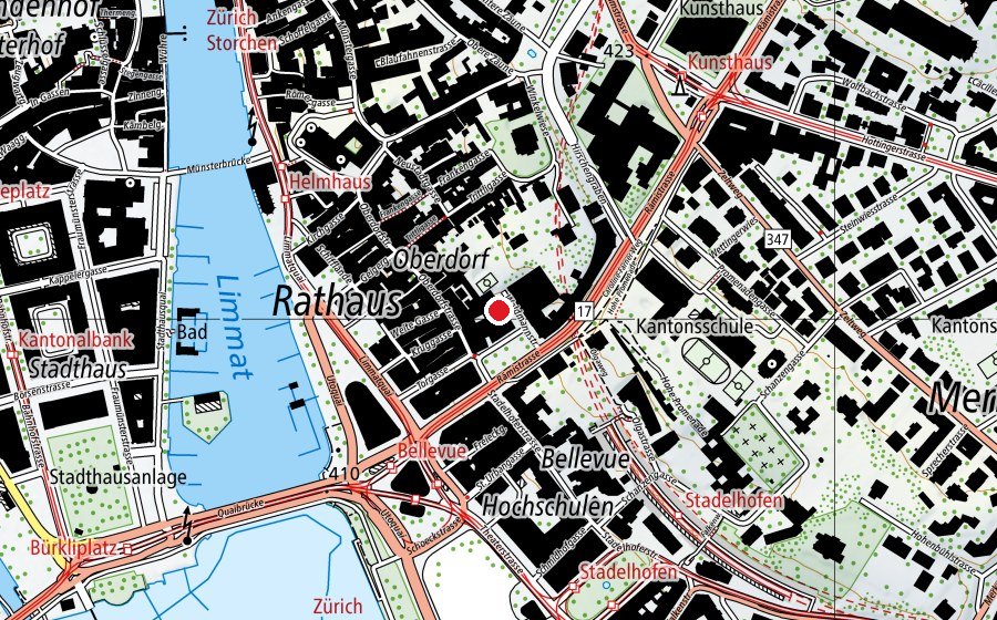 Mappa con la posizione di Freie Evangelische Schule Zürich (Scuola)