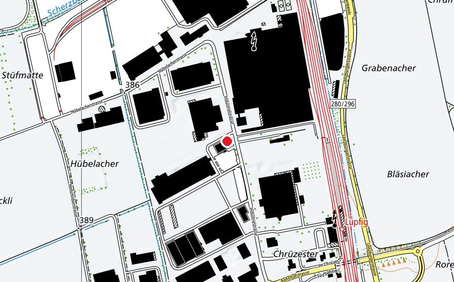 Karte mit dem Standort von Fuchs-Movesa Akademie (Schule)