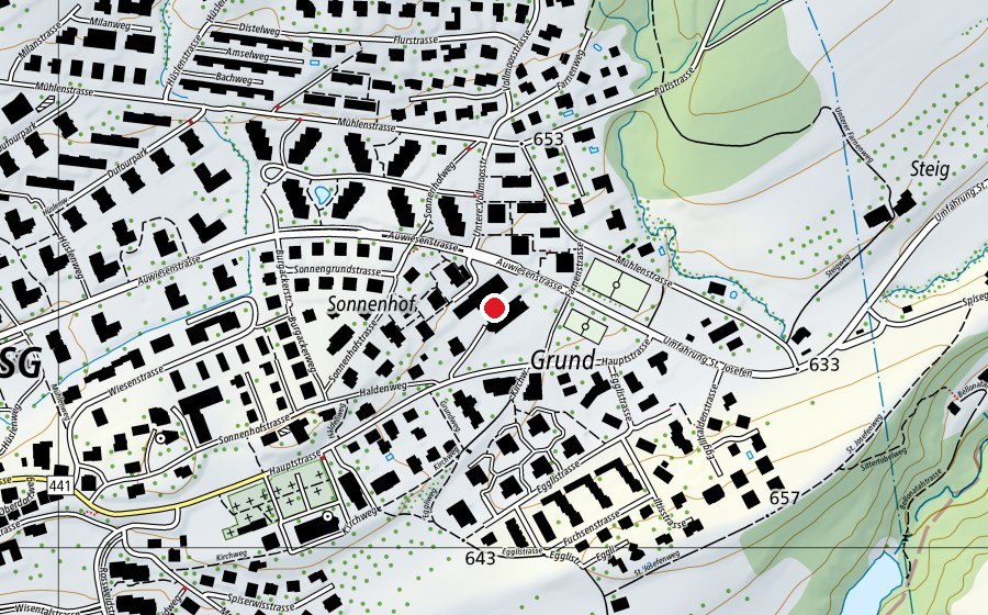 Mappa con la posizione di Grund (Scuola)