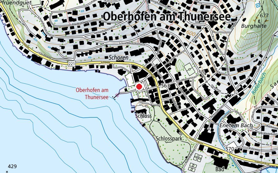 Carte indiquant l’emplacement de Grundschule Oberhofen (École)