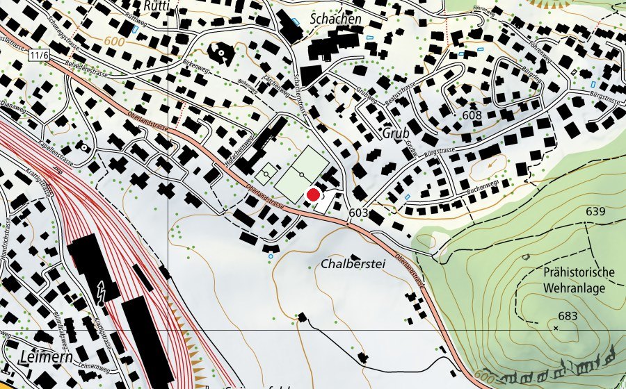 Mappa con la posizione di Heilpädagogische Schule Spiez (Scuola)