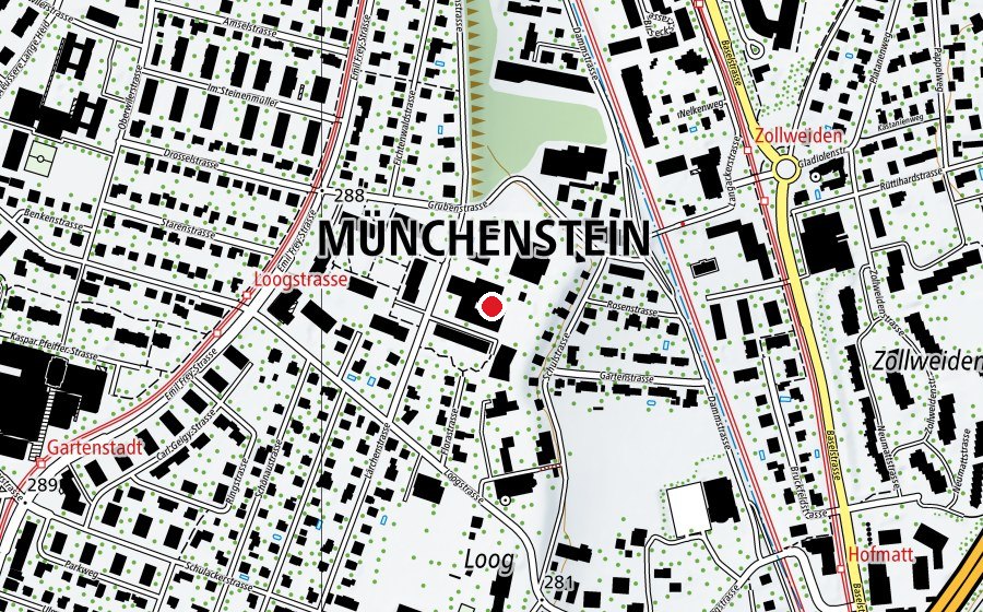 Mappa con la posizione di Heilpädagogische Schule Zentrum Baselland (Scuola)