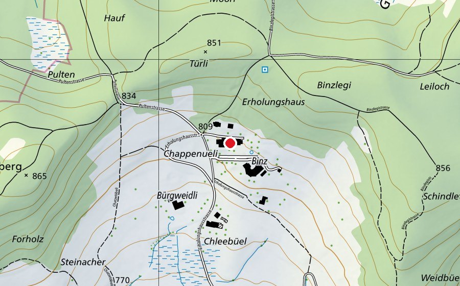 Carte indiquant l’emplacement de Heilpädagogisches Institut St. Michael (École)