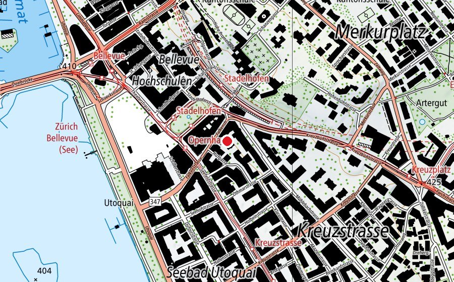 Mappa con la posizione di Hull's School (Scuola)