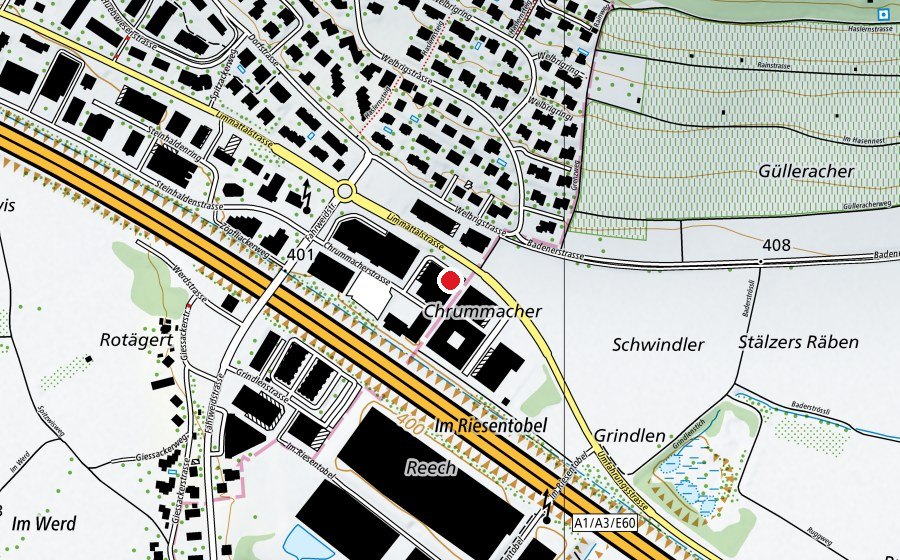 Map showing the location of Integrative Tagesvorschule (School)