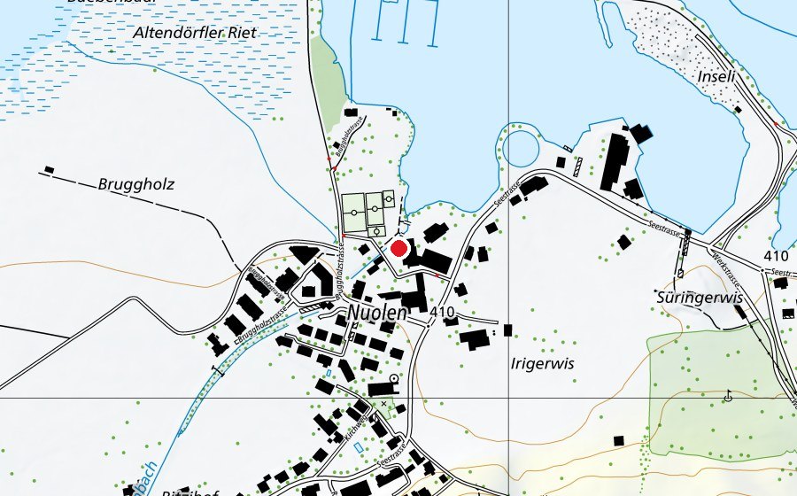Carte indiquant l’emplacement de Kantonsschule Ausserschwyz (KSA) (École)