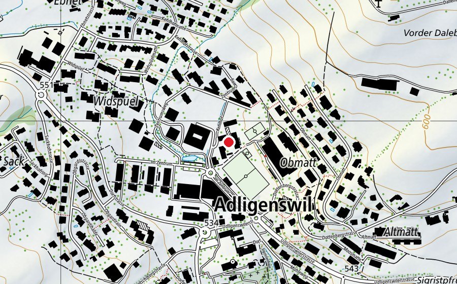 Mappa con la posizione di Kehlhof (Scuola)