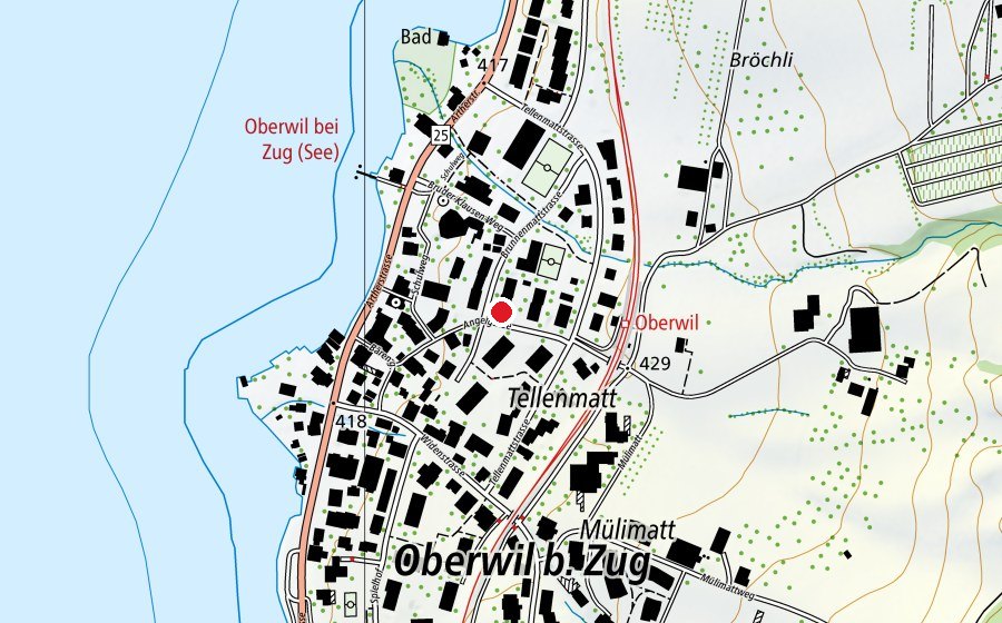 Mappa con la posizione di Kindergarten Angelgasse (Scuola)