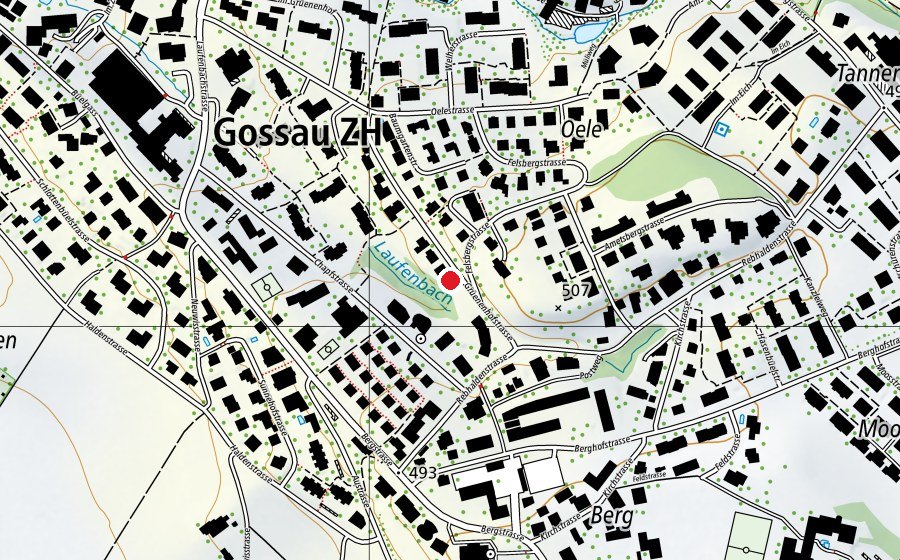 Mappa con la posizione di Kindergarten Grünenhof (Scuola)