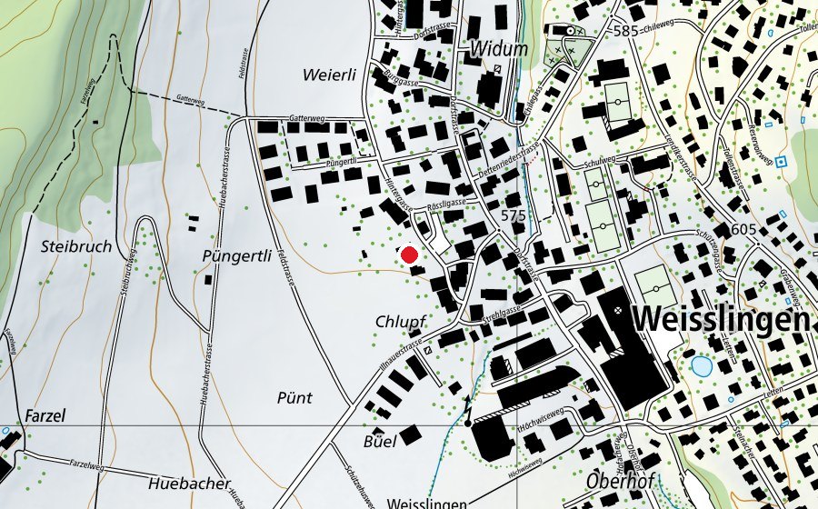 Mappa con la posizione di Kindergarten Hintergasse (Scuola)