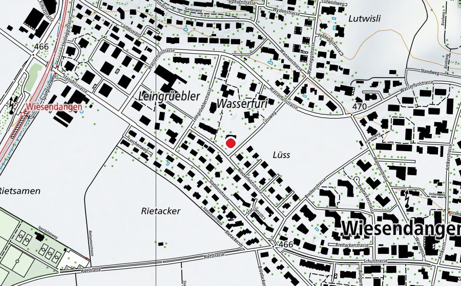 Mappa con la posizione di Kindergarten Lüss (Scuola)