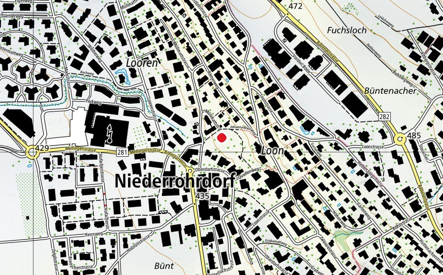 Map showing the location of Kindergarten Mülirai (School)