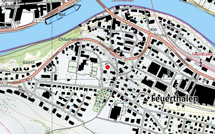 Mappa con la posizione di Kindergarten Spilbrett (Scuola)