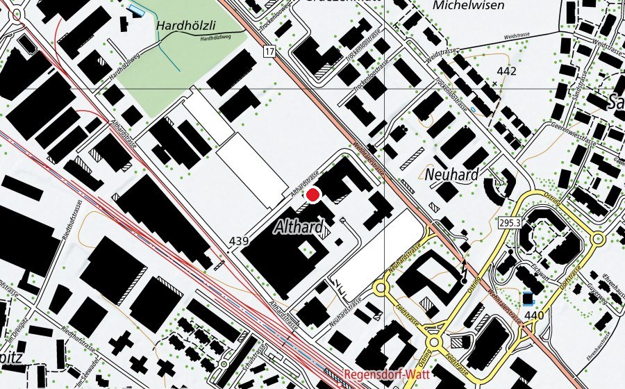 Mappa con la posizione di Kleingruppenschule Furttal (Scuola)