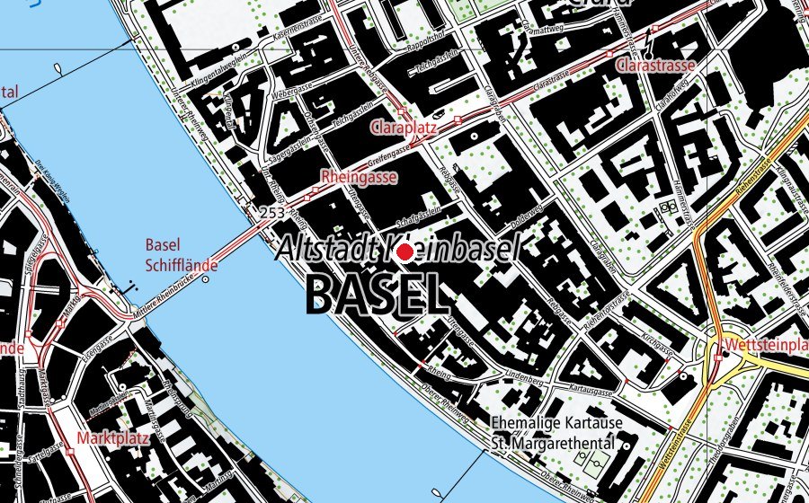 Map showing the location of KMB 1841 - Musikschule der Knabenmusik Basel 1841 (School)