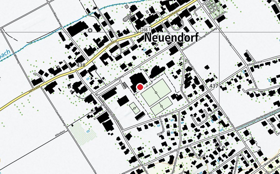 Carte indiquant l’emplacement de Kreisschule Gäu (École)