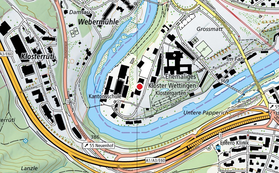Mappa con la posizione di KSWE Mensa Löwenscheune (Scuola)