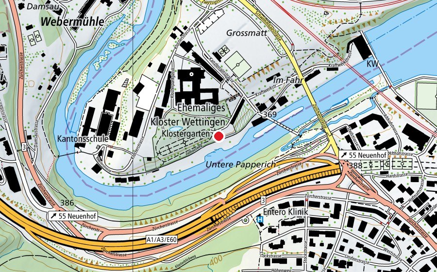 Mappa con la posizione di KSWE Palazzo (Scuola)