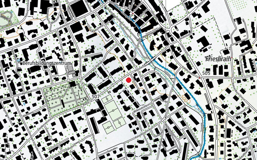 Map showing the location of Language Links (School)