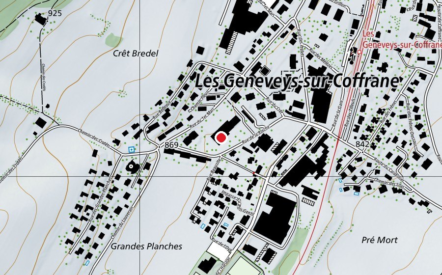 Carte indiquant l’emplacement de Le Lynx (École)