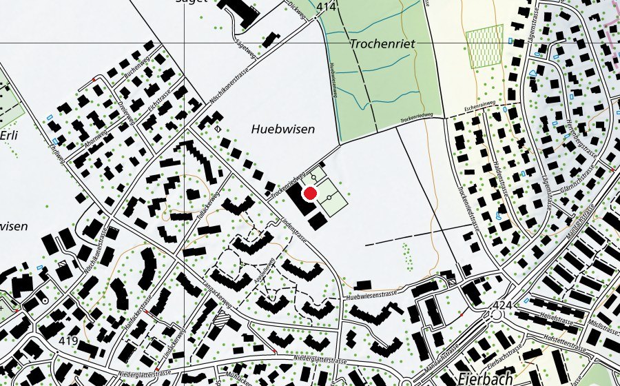 Mappa con la posizione di Linde (Scuola)
