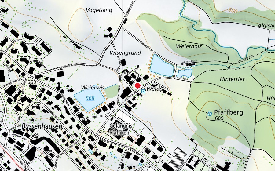 Carte indiquant l’emplacement de Lindenbaum (École)