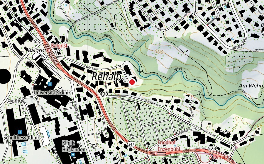 Mappa con la posizione di Logartis (Scuola)