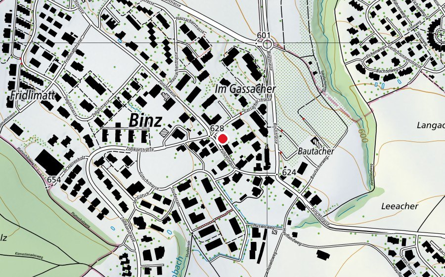 Mappa con la posizione di Lotarhaus (Scuola)