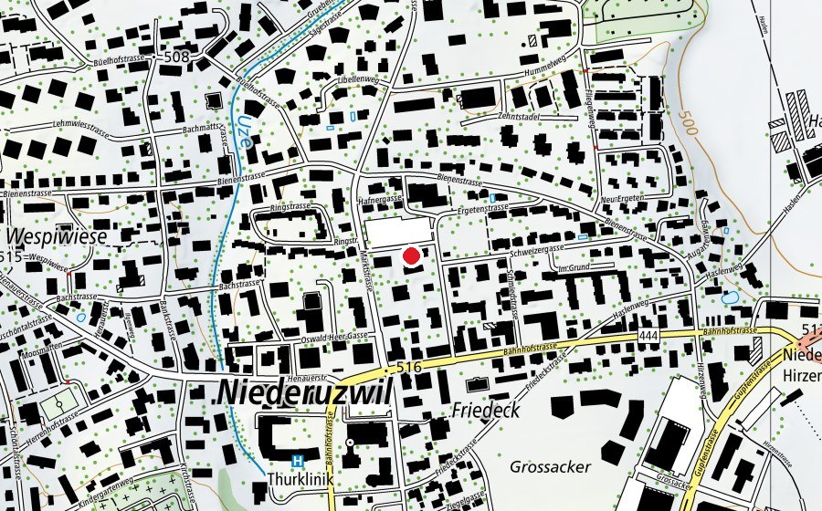 Mappa con la posizione di Marktplatz (Scuola)