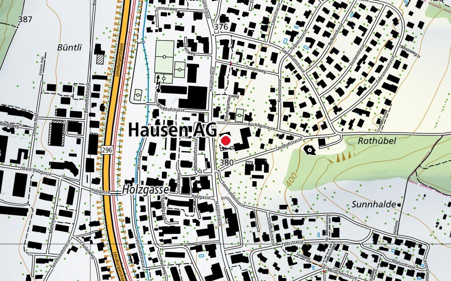 Mappa con la posizione di Meyerschulhaus (Scuola)