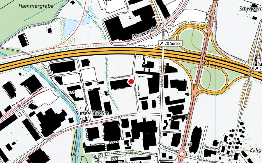 Map showing the location of MULON (School)